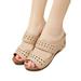 Woobling Women Wedge Platform Sandals Slingback Peep Toe Summer Shoes