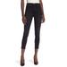 rag & bone High Rise Ankle Skinny Jeans in Washed Black Tux