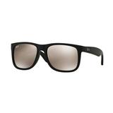 RAY BAN Sunglasses RB4165F 622/5A Rubber Black 58MM