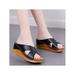 Snug Ladies Womens Wedges Casual Shoes Comfy Heel Platform Summer Open Toe Sandals