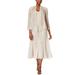 R&M Richards Women's Beaded Jacket Dress - Mother of The Bride Dresses (Champagne, 6)