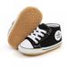 Stibadium Baby Canvas Shoes - Infant Girls Boys Sneakers Anti-Slip Toddler First Walkers Slip On Newborn Crib Shoes