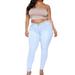 Women Push-Up Butt Lifting High Waist Stretchy Skinny Jeans Casual Denim Pants Ladies Zipper Button Jegging Pencil Pants