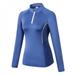 Promotion Clearance Women Autumn Zipper Long Sleeve Sports Fitness Running Training Quick-Drying Clothes ( L)