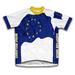 European Union Flag Short Sleeve Cycling Jersey for Men - Size M