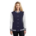 Sport-Tek Ladies Fleece Letterman Jacket