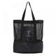 LEMETOW Mesh Beach Tote Bag Zipper Top Insulated Picnic Cooler Handbag Shoulder Bag Box