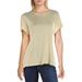 Joe's Jeans Womens Rebel Linen Blend Distressed T-Shirt