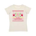 Inktastic Be My Valentine Ugly Sweater Style with Flowers and Hearts Adult Women's T-Shirt Female