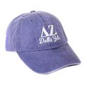 Delta Zeta (S) Sorority Embroidered Baseball Hat Cap Cursive Name Font dz (Purple - S)