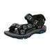 Dream Pairs Kids Casual Beach Walking Sandals Girls Boys Summer Open Toe Sandals Outdoor Sports Sandals Shoes 170892-K Black/Blue Size 2