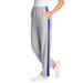 Woman Within Women's Plus Size Side Stripe Cotton French Terry Straight-Leg Pant