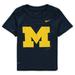 Michigan Wolverines Nike Toddler Legend Logo Performance T-Shirt - Navy