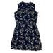 Nicole Miller Ladies' Sleeveless Dress, Navy Floral Print, Small - NEW