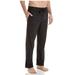 Hanes Big Men's Ultimate Spade Dye Knit Sleep Lounge Pant 41582-XXXXXX (Black)