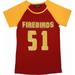 Big Boy District of Columbia Firebirds Ladies Sequins Patch Tee [Crimson Red - L]