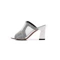 Colisha Womens Slippers Open Toe Serpentine Stiletto Slip On Casual Shoes Casual Sandals