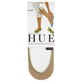 Hue Hidden Cotton Liner Socks (S/M, Cream)