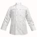 Long Sleeve Chef Coat Knot Button Chef Coat-Easy-Care Twill