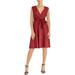 Rachel Rachel Roy Womens Pearl Sleeveless Tie-Front Casual Dress