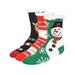 Red Green Black Non-Skid Thermal Christmas Holiday 3-Pack Slipper Socks