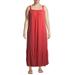 Terra & Sky Women's Plus Size Sleeveless Tiered Maxi Dress