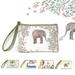 Yesbay Women Mini Elephant Elk Whale Cat Printed Handbag Coin Purse Phone Bag 5