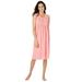 Only Necessities Women's Plus Size Sleeveless Smocked Sleep Gown