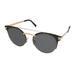 New Bob Sdrunk Isotta Womens/Ladies Aviator Full-Rim 100% UVA & UVB Black / Gold Classic Shape Prestigious Designer Sale Aviator Frame Grey Lenses 50-20-150 Sunglasses/Eyewear