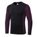 Men's PRO Fitness Quick-drying Long-sleeved Sports Running Fitness Clothes High Elastic Sweat Training Tights T-shirt