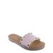 Pyramid Stud Espadrille Slide - Women's Slip On Flatform Sandal