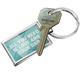 NEONBLOND Keychain All You Need Is Love and Your Dad Father's Day Bold Blue Design