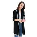 Women Lapel Casual Solid Color Plus Velvet Jacket Long Sleeve Loose Cardigan Warm Long Fleece Coat