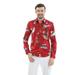 Hawaii Hangover Men's Hawaiian Long Sleeve Shirt Aloha Shirt Christmas Santa