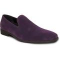 Vangelo Men Dress Shoe KING-5 Loafer Slip On Formal Tuxedo for Prom and Wedding Purple 8W