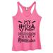 Womenâ€™s Triblend Tank Top â€œMy Harry Potter Obsession Is A Bit Riddikulusâ€� Harry Potter Tank Top X-Large, Pink