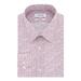 CALVIN KLEIN Mens Purple Patterned Collared Slim Fit Stretch Dress Shirt L 16- 34/35