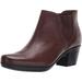 Clarks Womens Emslie Noreen Ankle Boot Leather