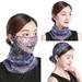 AYYUFE Summer Women Floral Leopard Print Anti-UV Face Cover Neck Gaiter Headband Scarf