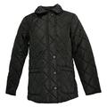 Isaac Mizrahi Live! Women's Sz XS Quilted Barn Jacket Black A384602