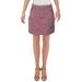 Free People Womens Avenue Utility Mini Denim Skirt