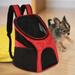 Mgaxyff Portable Pet Bag,Portable Dog Cat Pet Double Shoulder Carrier Bag Backpack Breathable Mesh Travel Outdoor US, Pet Backpack