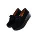 Colisha Ladies Womens Black Platform Loafers Shoes Ladies Flats Creepers Punk Goth Shoes Sizes US 5.5-8