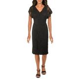 Lauren Ralph Lauren Womens Sabelly Lace Cocktail Sheath Dress