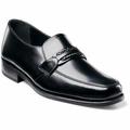 Florsheim Mens Shoes Richfield Moc Toe Loafer Black Leather Slip on 17091-01 new