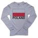 Poland Flag - Special Vintage Edition Men's Long Sleeve Grey T-Shirt