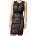 Tommy Hilfiger NEW Black Nude Womens Size 6 Floral Lace Sheath Dress
