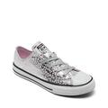 Converse Girls' Chuck Taylor All Star Low Top Girls/Child Shoe Size Little Kid 10.5 Casual 669705F Pink Glaze/Silver