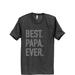 Thread Tank Best Papa Ever Men's Modern Fit T-Shirt Tee