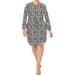 Lauren Ralph Lauren Womens Georgette Floral Print Keyhole Casual Dress